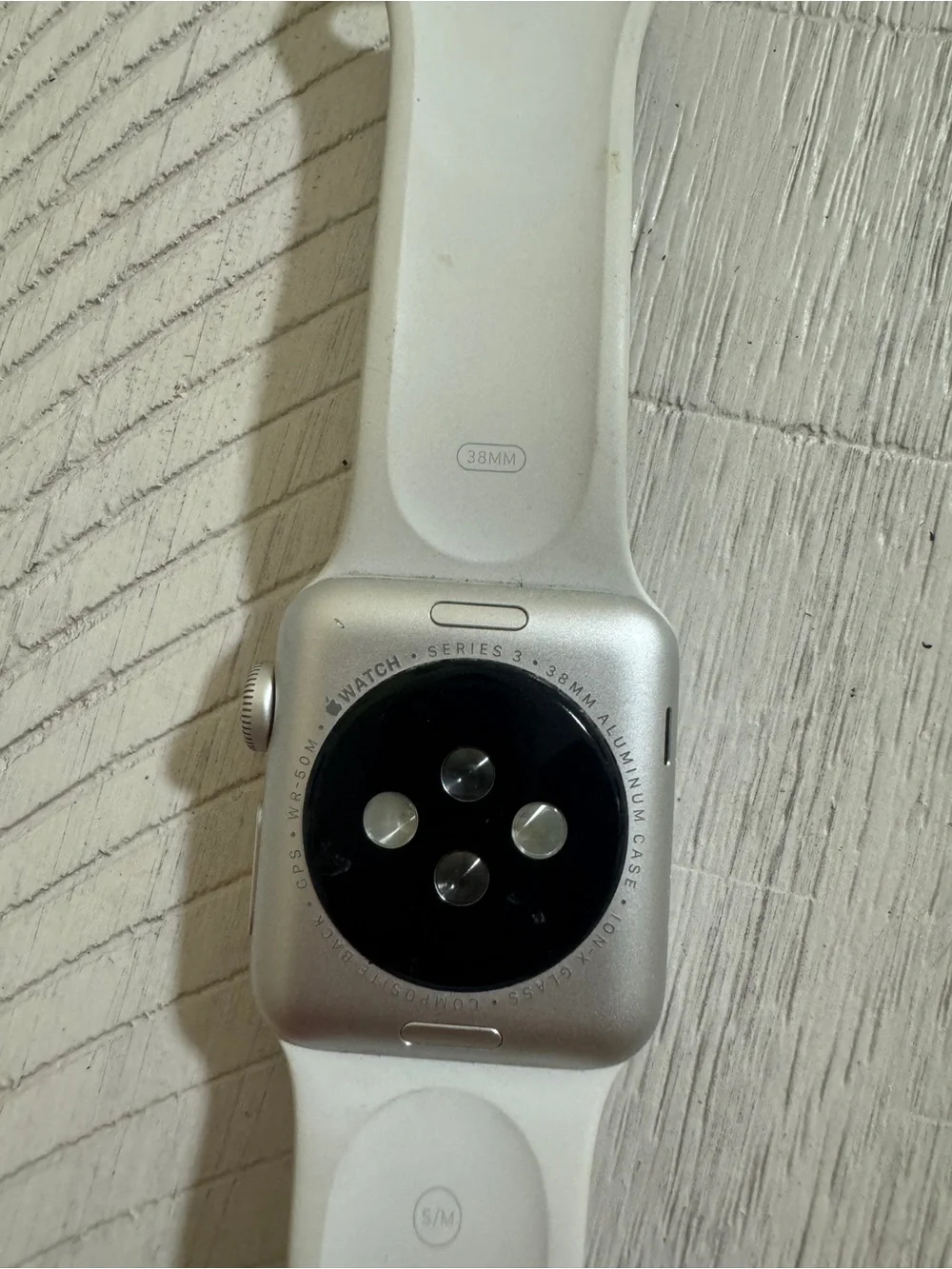 Apple Watch in Light Stone/Gray Sport Band - Sleek Smartwatch